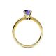 6 - Kyle 6.50 mm Round Iolite Solitaire Engagement Ring 