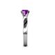 5 - Kyle Amethyst Solitaire Ring  
