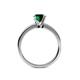 6 - Kyle Emerald Solitaire Ring  
