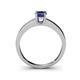 5 - Ilone Blue Sapphire Solitaire Engagement Ring 