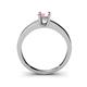 5 - Ilone Pink Tourmaline Solitaire Engagement Ring 