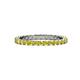 1 - Evelyn 2.00 mm Yellow Sapphire Eternity Band 