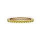 1 - Evelyn 2.00 mm Yellow Sapphire Eternity Band 