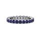 1 - Evelyn 3.00 mm Blue Sapphire Eternity Band 