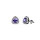 1 - Alkina Iolite and Diamond Stud Earrings 