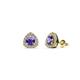 1 - Alkina Iolite and Diamond Stud Earrings 