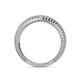 5 - Keona White Sapphire Solitaire Bridal Set Ring 