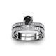 2 - Square Shape Bridal Set Ring 
