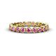 1 - Arria 2.70 mm Pink Sapphire Eternity Band 