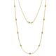 Adia (9 Stn/2.3mm) Citrine on Cable Necklace 