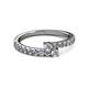 2 - Delise 3.40mm Round Diamond Bypass Ring 