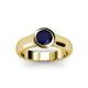 3 - Enola Blue Sapphire Solitaire Engagement Ring 