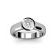 3 - Enola White Sapphire Solitaire Engagement Ring 