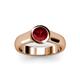3 - Enola Ruby Solitaire Engagement Ring 