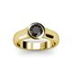 3 - Enola Black Diamond Solitaire Engagement Ring 