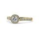 1 - Arael Diamond Halo Engagement Ring 