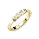 2 - Fiona White Sapphire XOXO Three Stone Engagement Ring 