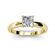 2 - Adsila Princess Cut Diamond Solitaire Engagement Ring 
