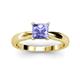 2 - Adsila Princess Cut Tanzanite Solitaire Engagement Ring 