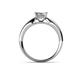 5 - Adsila Princess Cut Diamond Solitaire Engagement Ring 