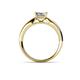 5 - Adsila Princess Cut Diamond Solitaire Engagement Ring 