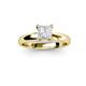 2 - Bianca Lab Created White Sapphire Solitaire Ring 