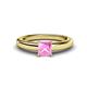 1 - Kyle Pink Sapphire Solitaire Ring  