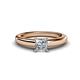 1 - Kyle Princess Cut Diamond Solitaire Engagement Ring 
