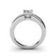 4 - Kyle Princess Cut Diamond Solitaire Engagement Ring 