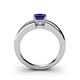 4 - Kyle Blue Sapphire Solitaire Ring  