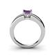 4 - Kyle Amethyst Solitaire Ring  