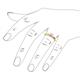 6 - Akila Princess Cut Pink Tourmaline Solitaire Engagement Ring 