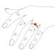6 - Akila Princess Cut Red Garnet Solitaire Engagement Ring 