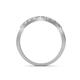 6 - Fenice Blue and White Diamond Bridal Set Ring 