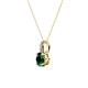 2 - Celyn Emerald and Diamond Pendant 