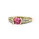 1 - Alair Signature Pink Tourmaline and Diamond Engagement Ring 