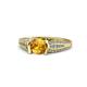 1 - Alair Signature Citrine and Diamond Engagement Ring 