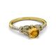 3 - Katelle Desire Citrine and Diamond Engagement Ring 