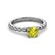 3 - Sariah Desire Yellow and White Diamond Engagement Ring 