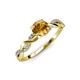 4 - Mayra Desire Citrine and Diamond Engagement Ring 