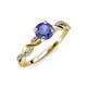 4 - Mayra Desire Iolite and Diamond Engagement Ring 
