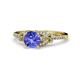 1 - Katelle Desire Tanzanite and Diamond Engagement Ring 