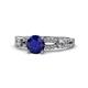 1 - Senna Desire Blue Sapphire and Diamond Engagement Ring 