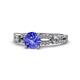 1 - Senna Desire Tanzanite and Diamond Engagement Ring 
