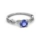3 - Mayra Desire Iolite and Diamond Engagement Ring 