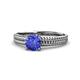 1 - Kelis Desire Tanzanite and Diamond Engagement Ring 