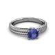 3 - Kelis Desire Iolite and Diamond Engagement Ring 