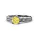 1 - Kelis Desire Yellow Sapphire and Diamond Engagement Ring 