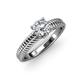 4 - Kelis Desire Diamond Braided Engagement Ring 