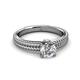 3 - Kelis Desire Diamond Braided Engagement Ring 